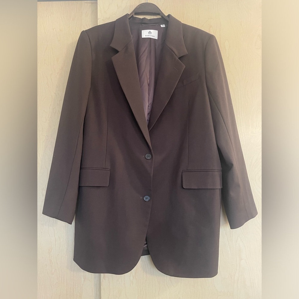 Aritzia Babaton Blazer - Rich Mocha Brown